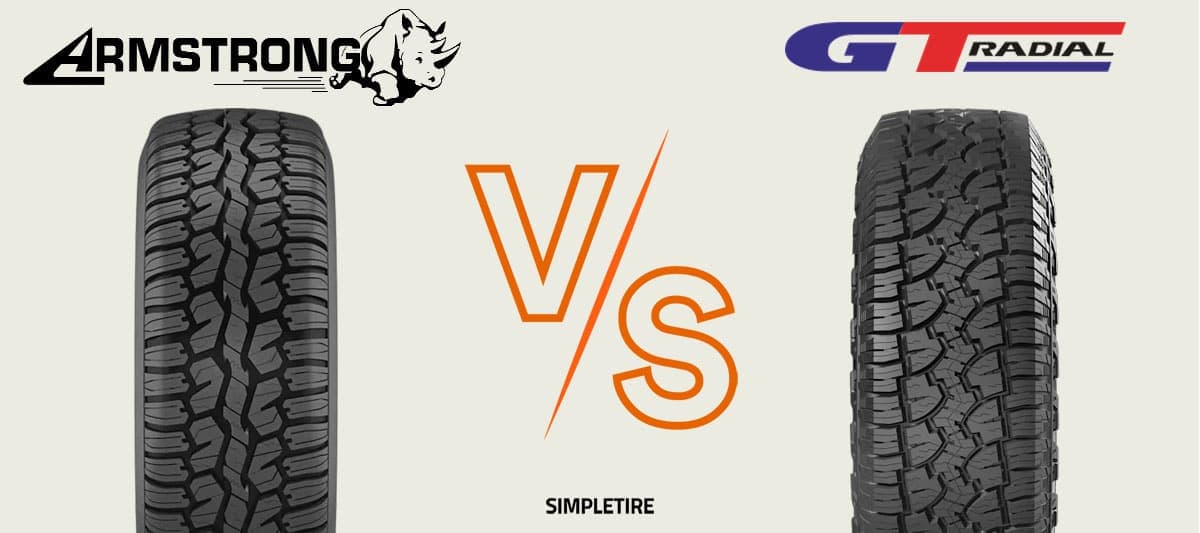 Armstrong Tru-Trac AT vs GT Radial Adventuro ATX tires