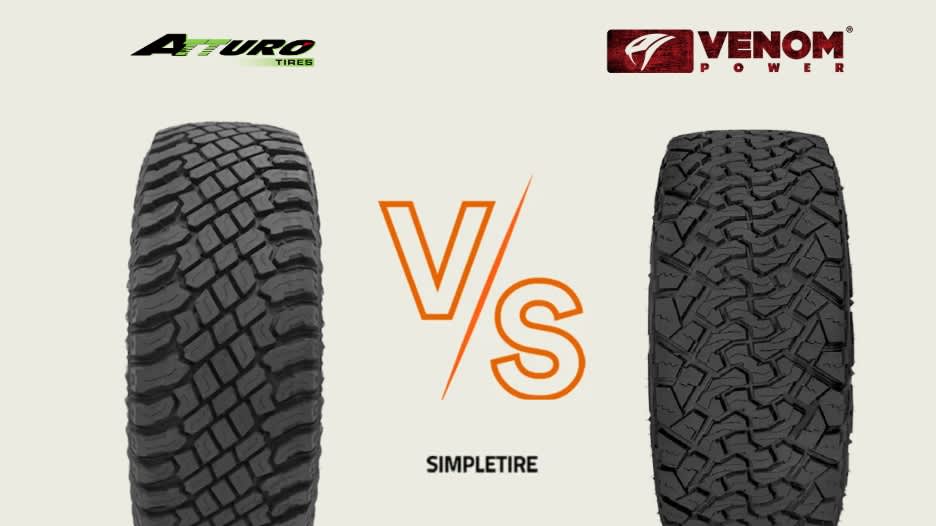 Atturo Trail Blade X/T vs Venom Power Terra Hunter X/T tires