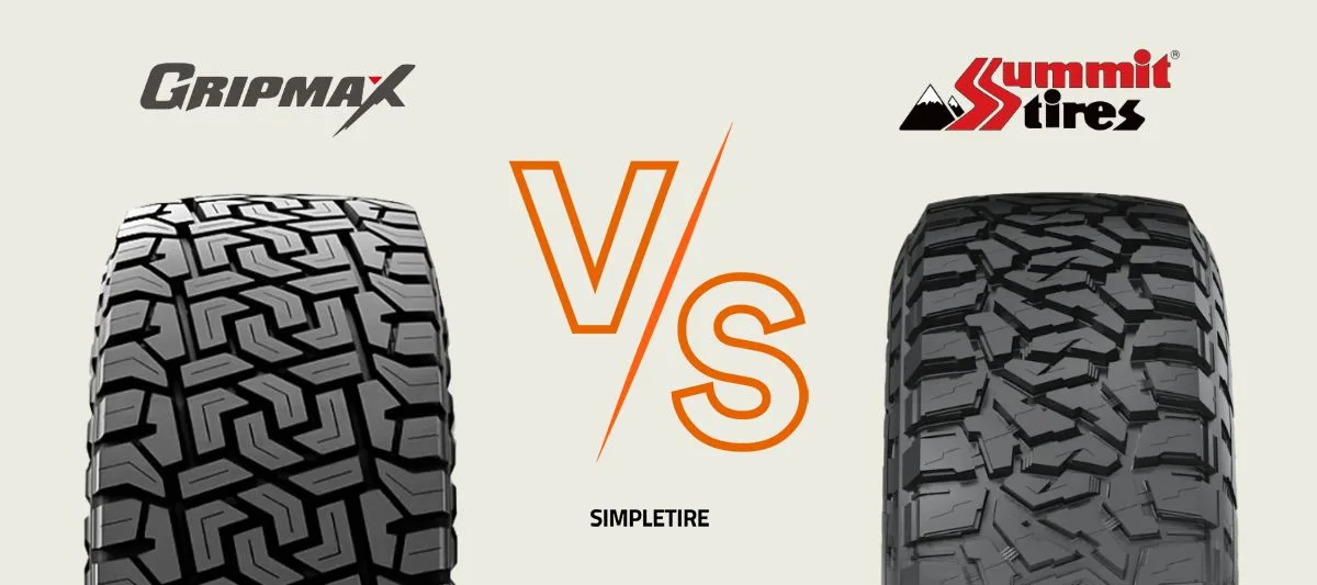 Gripmax MaxGrip X/T vs Summit Trail Climber RT tires