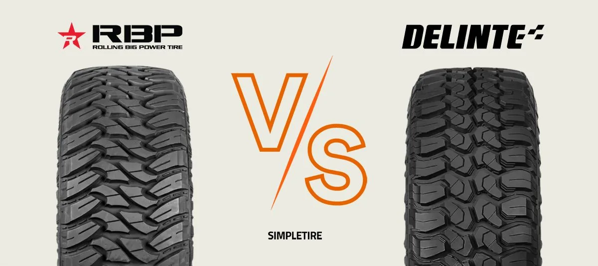 RBP Repulsor M/T 3 vs Delinte DX‑9 Bandit M/T tires
