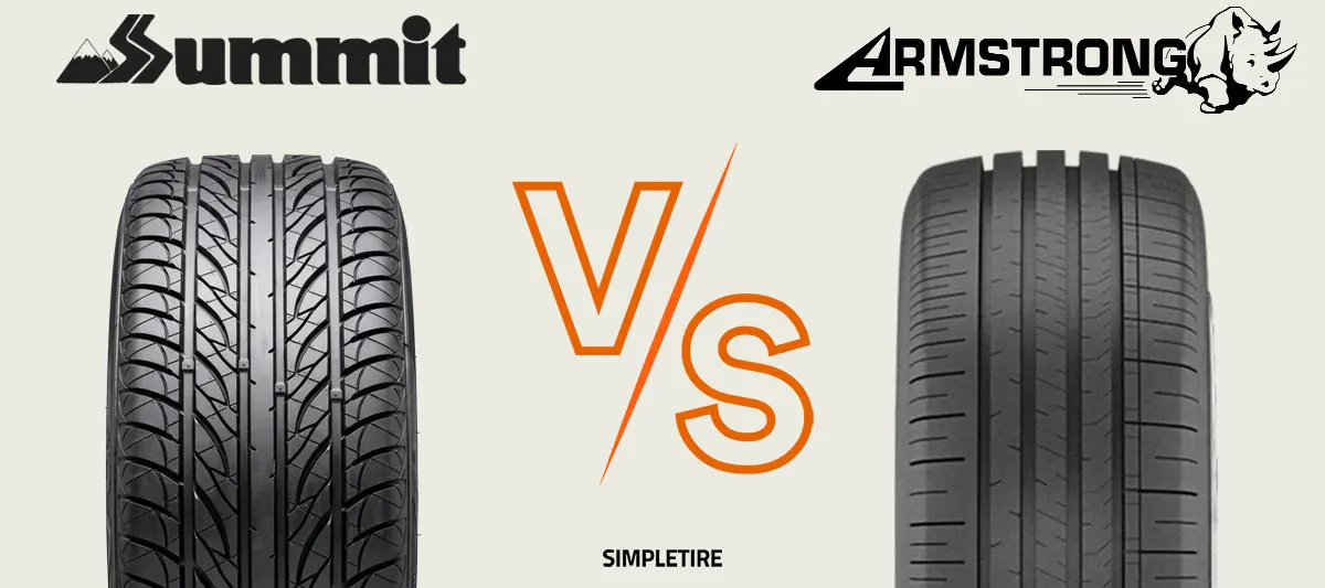 Summit Ultramax HP vs Armstrong Blu-Trac HP tires